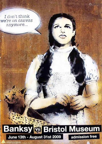 Banksy, poster ''I don't think