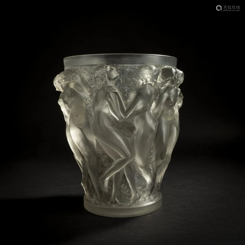 René Lalique, 'Bacchantes' vase, 1927