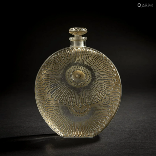 René Lalique, 'Pavots d'argent' bottle for Roger