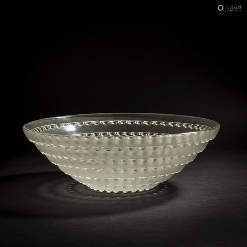 René Lalique, 'Fleurville' bowl, 1928