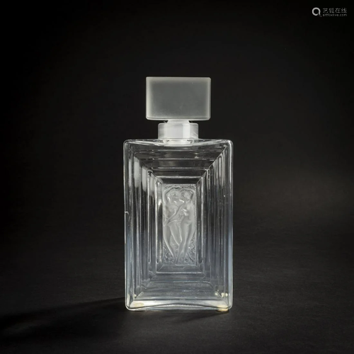 Marc Lalique, Bottle from the 'Duncan' series, 1974