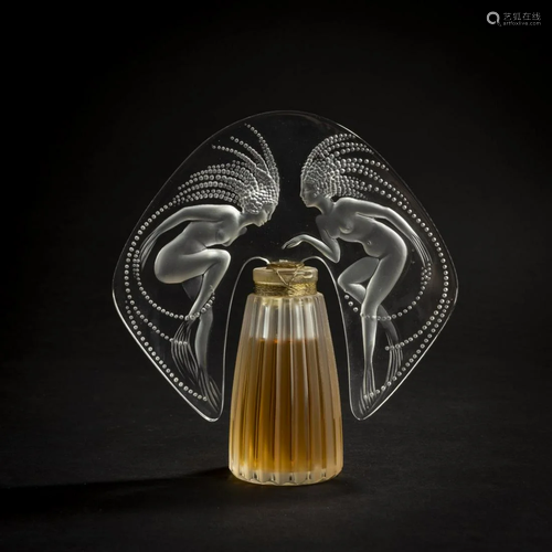 Lalique, Wingen-sur-Moder, 'Ondines' bottle, 1998