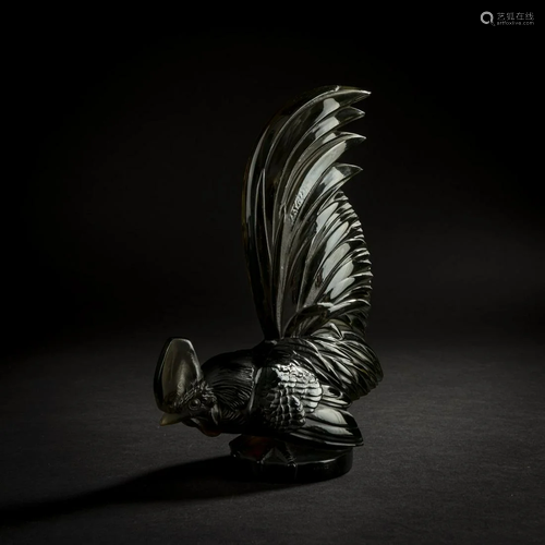 René Lalique, 'Coq nain' paperweight, 1928