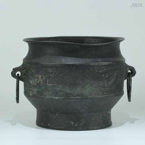 古銅香炉　火鉢