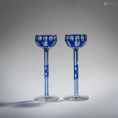 Otto Prutscher, Two liqueur glasses, c. 1909