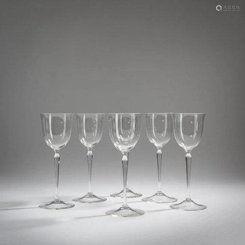 Germany, Six wine glasses, 1931