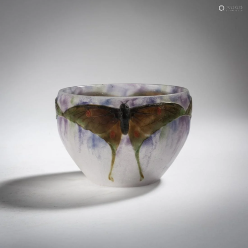 Gabriel Argy-Rousseau, 'Papillons' bowl, 1915