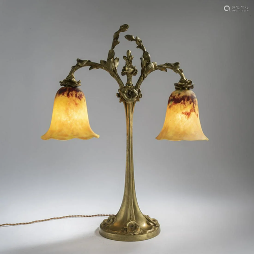 Daum Frères, Nancy, Table light, c. 1910