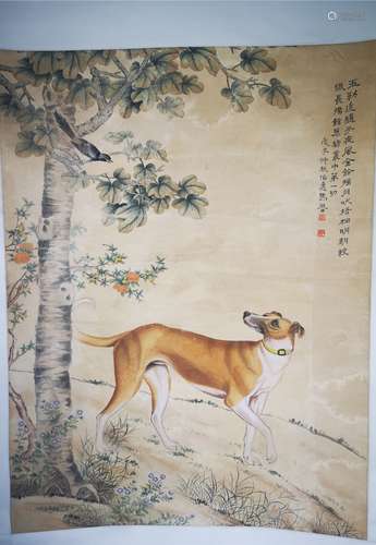 清代马晋犬