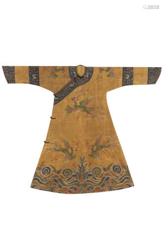 Qing Dynasty - Royal-made Silk Phoenix Robe