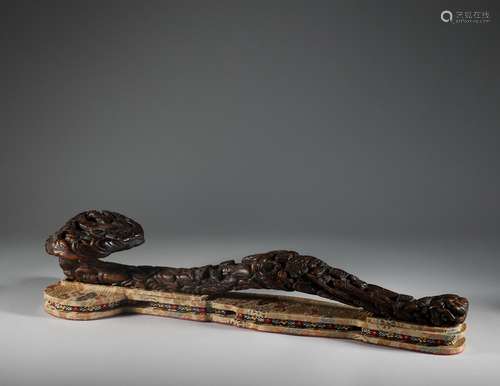 Qing Dynasty - Agarwood Characters Ruyi