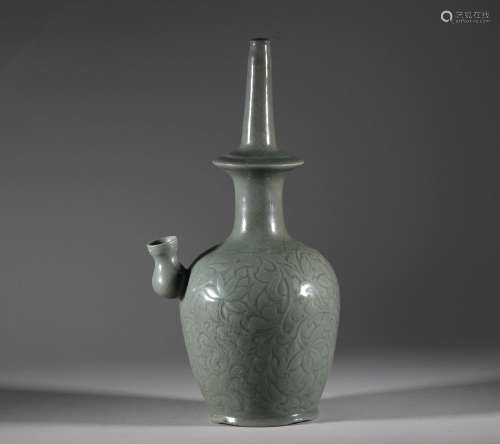 Song Dynasty - Longquan Water Purifying Bottle with Wrapped ...