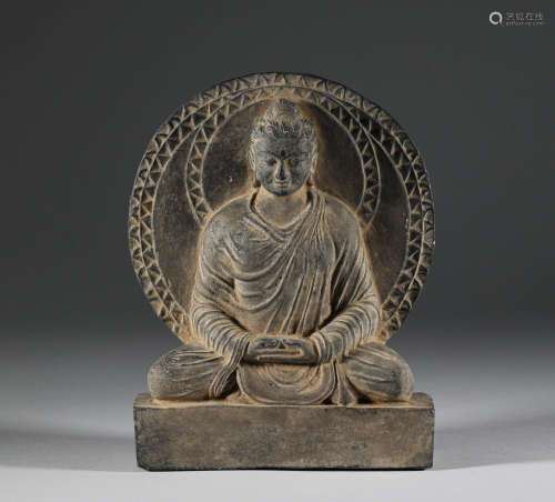 Tang Dynasty - Bluestone Buddha Statues