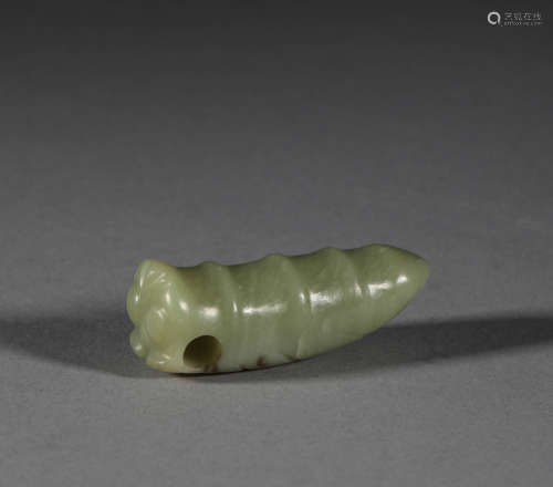 Hongshan Culture Jade Silkworm