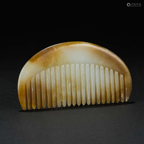 HETIAN JADE COMB, TANG DYNASTY, CHINA