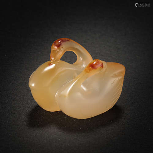 AGATE GOOSE IN THE LIAO OR JIN PERIODS OF CHINA