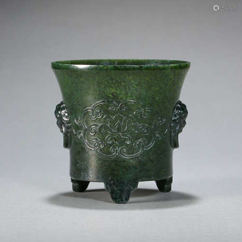 HETIAN JADE FURNACE, QING DYNASTY, CHINA