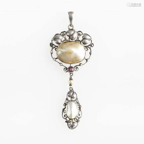 Theodor Fahrner, Pforzheim, Pendant, c. 1914