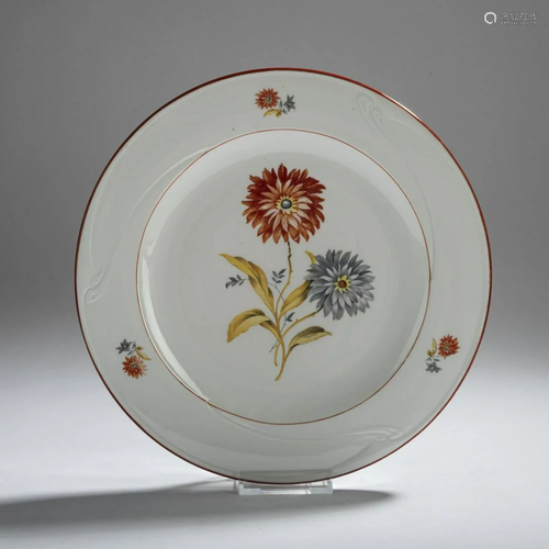 Henry van de Velde (Plate), 'Whiplash' dinner plate,