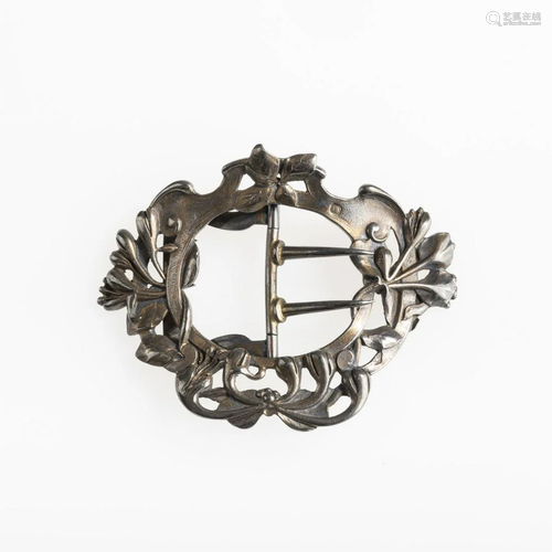 Alphonse Debain, Paris, Belt buckle, c. 1905