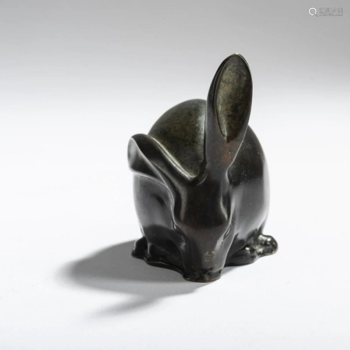 Édouard Marcel Sandoz, Small rabbit with raised