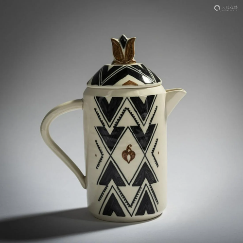 Czecho-Slovakia, Mocha pot, c. 1920