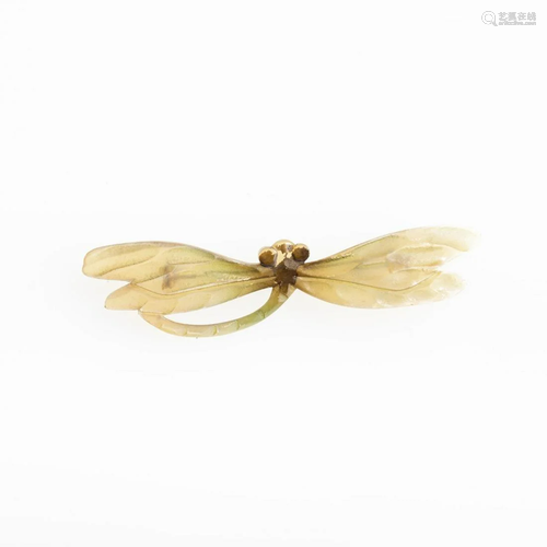 Georges Flamand, Paris, Dragonfly brooch, c. 1900