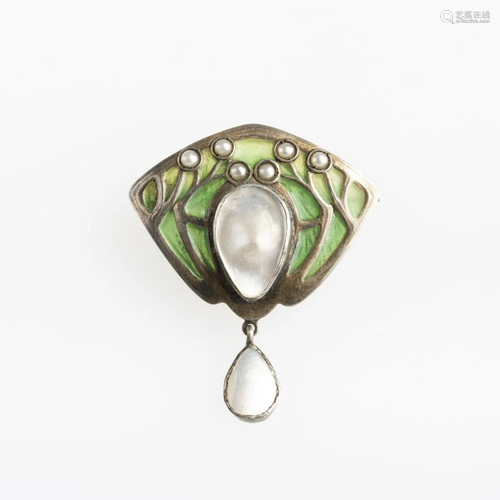 Levinger & Bissinger, Pforzheim, Brooch, c. 1905