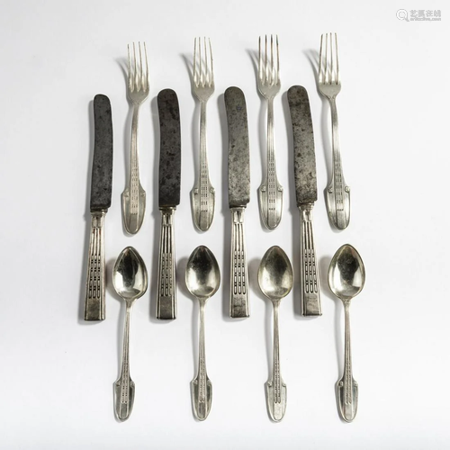 Peter Behrens, Starter cutlery set '124', 1902