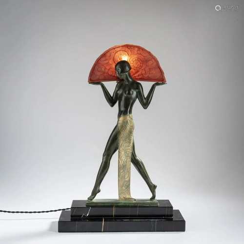 Raymonde (Y) Guérbe, 'Indiana' table light, c.