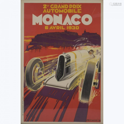 Robert Falcucci, Poster '2eme Grand Prix Automobile