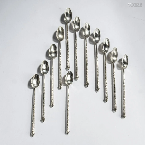 Turkey (pres.), 12 lemonade spoons, c. 1930