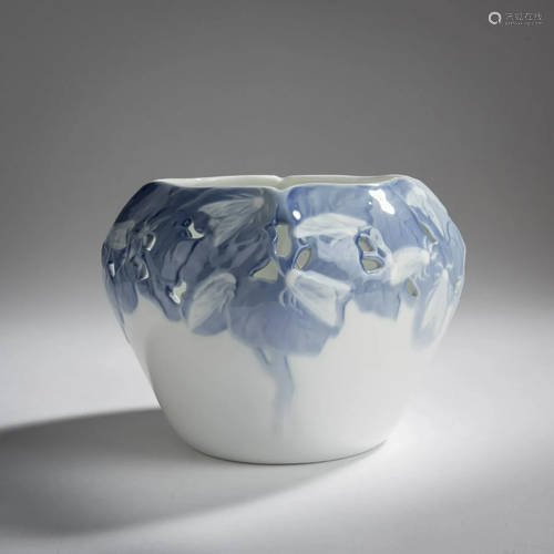 Royal Copenhagen , 'Night butterfly' vase, c. 1900