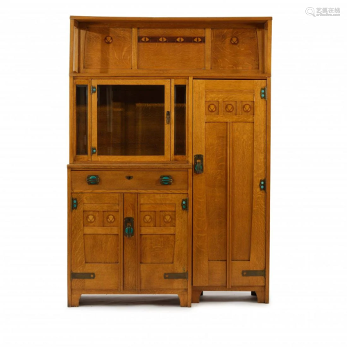 Gustave Serrurier-Bovy, Dining room cabinet, c. 1905
