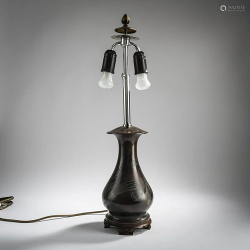 WMF, Geislingen, 'Ikora' table light, c. 1929