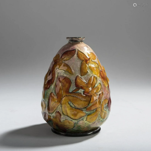 Camille Fauré, Limoges, Vase, c. 1922