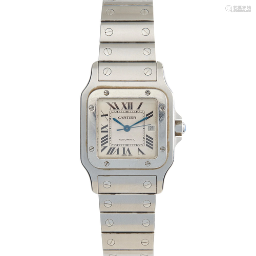 Cartier: A stainless steel watch