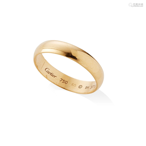 A wedding band, Cartier