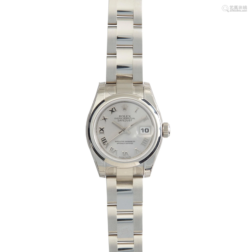 Rolex: A lady's stainless steel watch