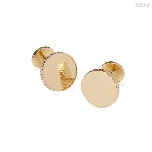 A pair of gentleman's cufflinks, Tiffany & Co