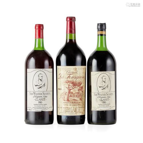 THREE MAGNUMS OF CLARET