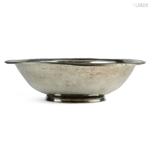 18th c. Spanish Colonial Peruvian Silver Bowl