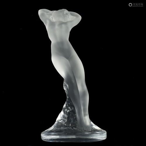 Lalique Danseuse Frosted Crystal Figure