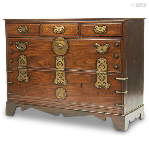 19th c. Korean Wooden Chest of Drawers