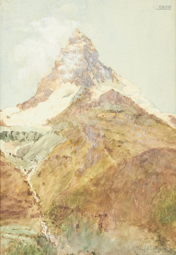 Peter Teigen Mountain Watercolor