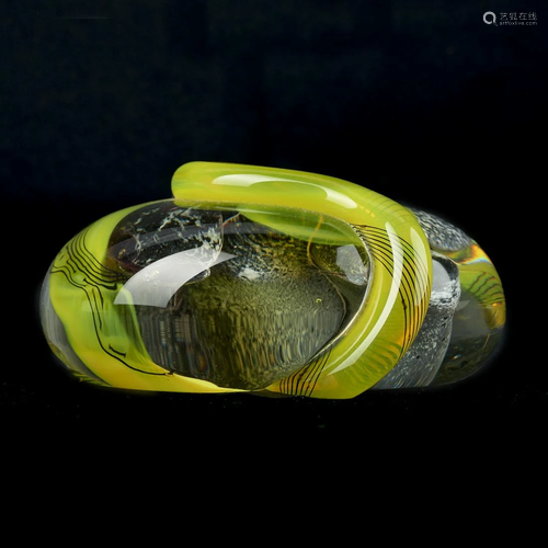 Seguso Viro Murano Italian Paperweight