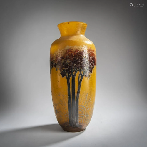 Legras & Cie., Saint-Denis, Vase, c. 1930