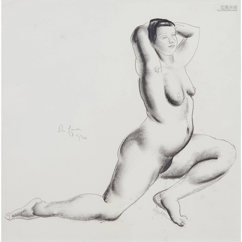 Â§ WILLIAM MCCANCE (SCOTTISH 1894-1970) NUDE STUDY