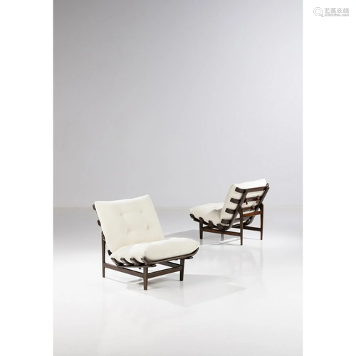 Moveis Pilar (20th c.) Pair of lounge chairs