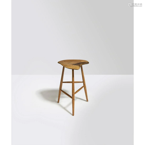 Wharton Esherick (1887-1970) Stool - Unique piece